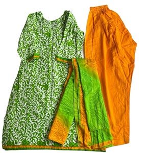 Indian Kurti for Womens With Pant and scarf